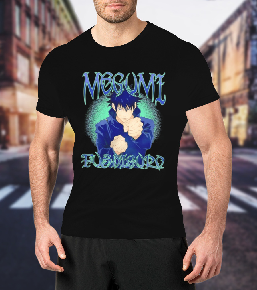 Megumi Fushiguro Action JJK Anime T-Shirt
