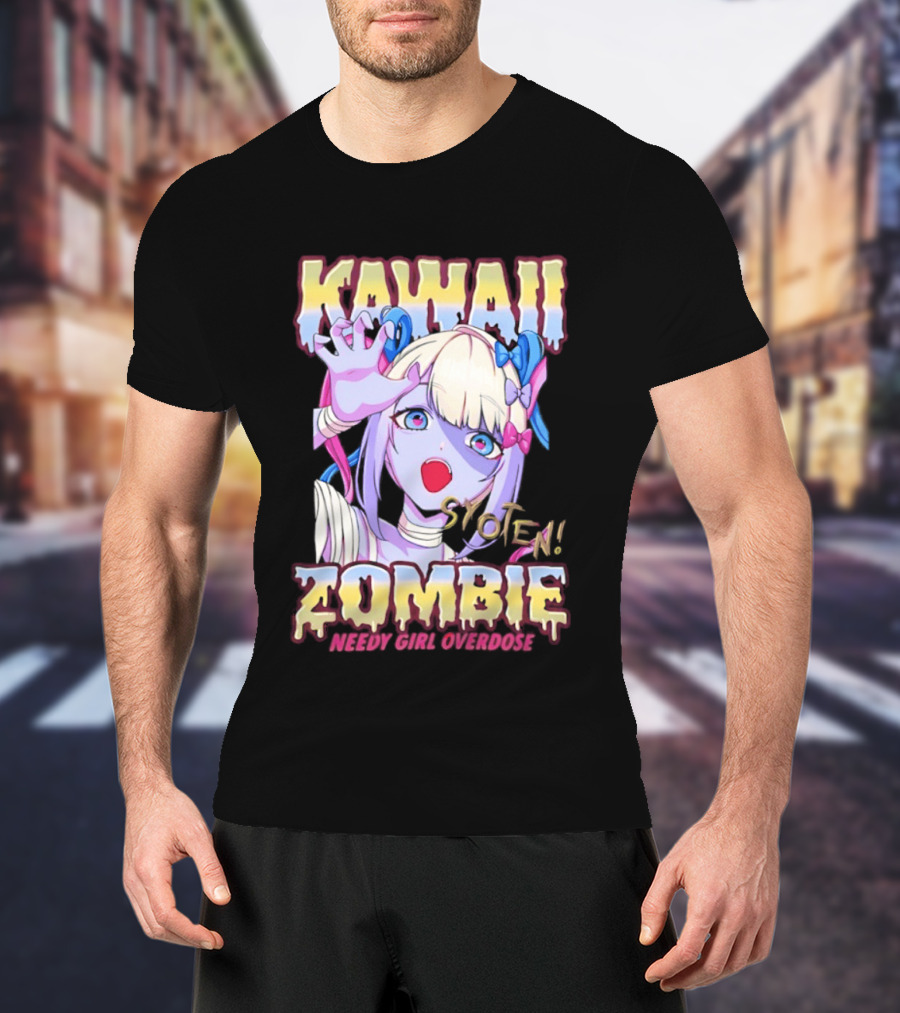 Kangel Needy Girl Overdose Kawaii Syoten Zombie Anime T-Shirt