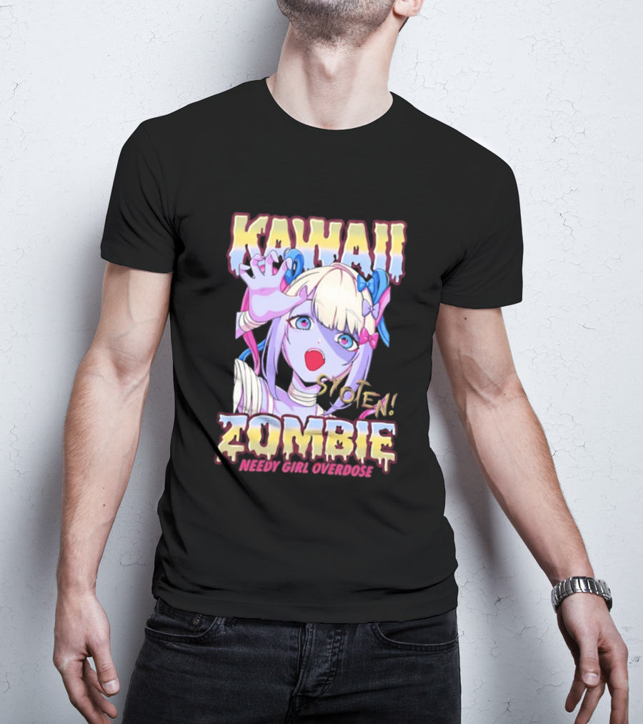 Kangel Needy Girl Overdose Kawaii Syoten Zombie Anime T-Shirt