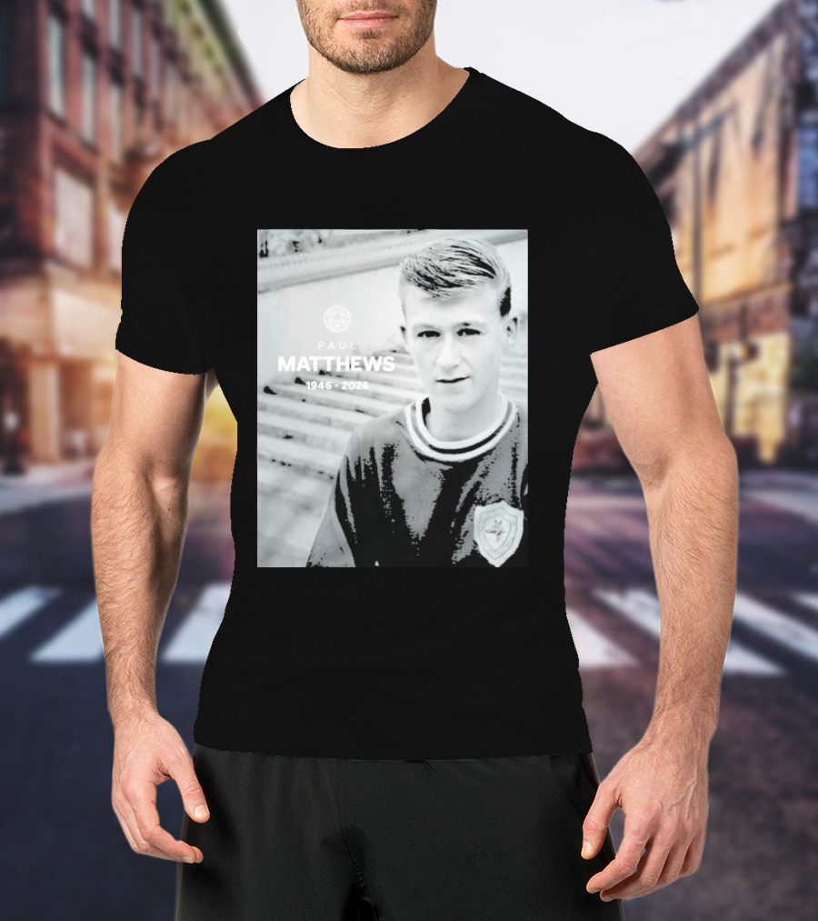 Paul Matthews 1946 2026 Memoriam Soccer Emblem Rugby T-Shirt