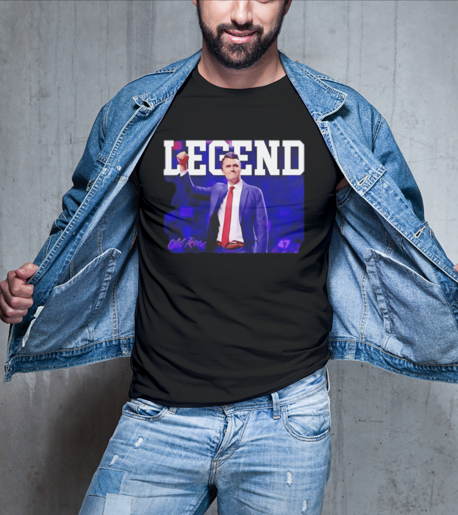 Charlie Kirk Old Row Legend 47 T-Shirt