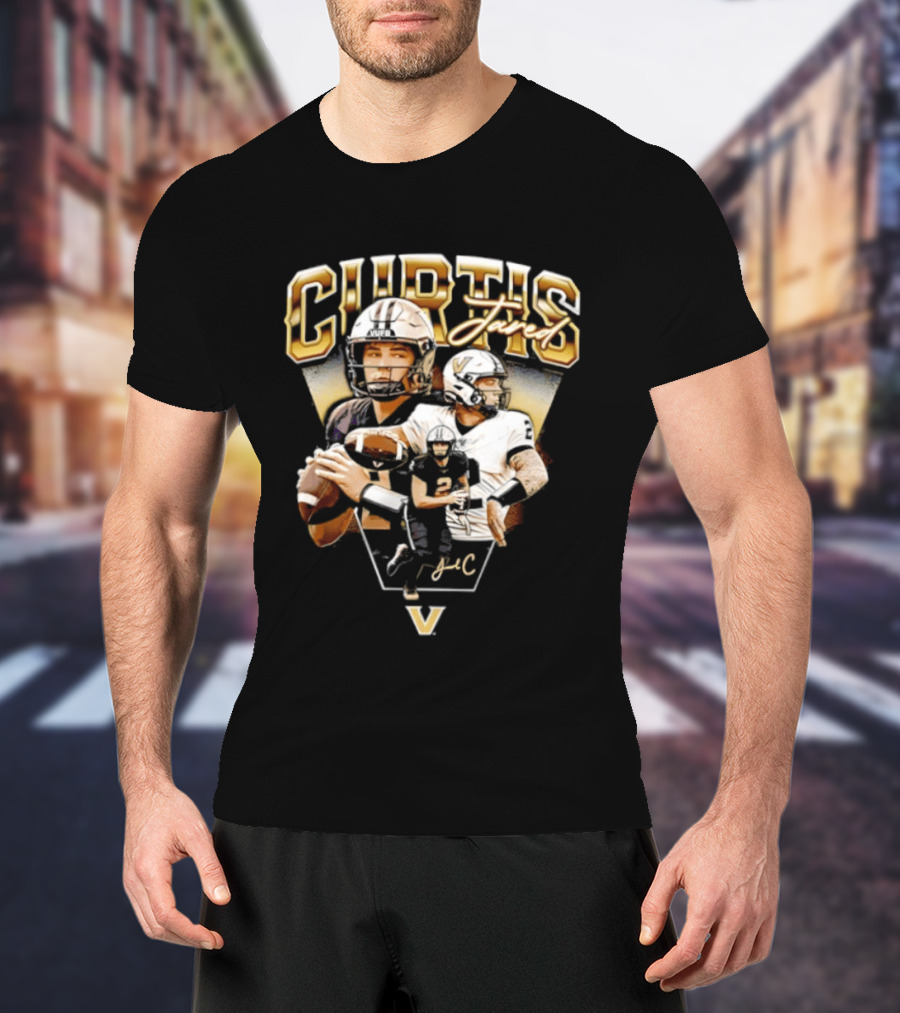 Curtis Jared Vanderbilt Commodores NCAA Football Star Quarterback T-Shirt