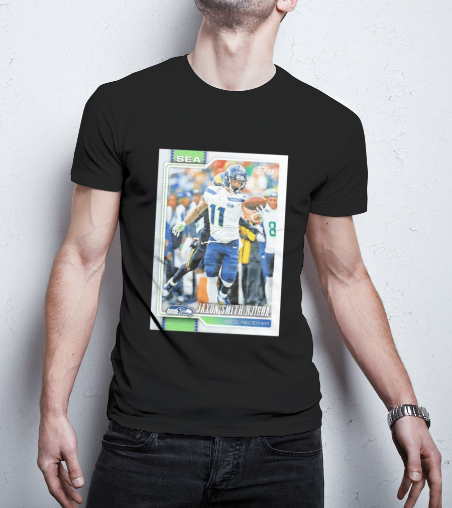 Jaxon Smith Njigba Seattle Seahawks Wide Receiver 2026 Topps Football Card T-Shirt