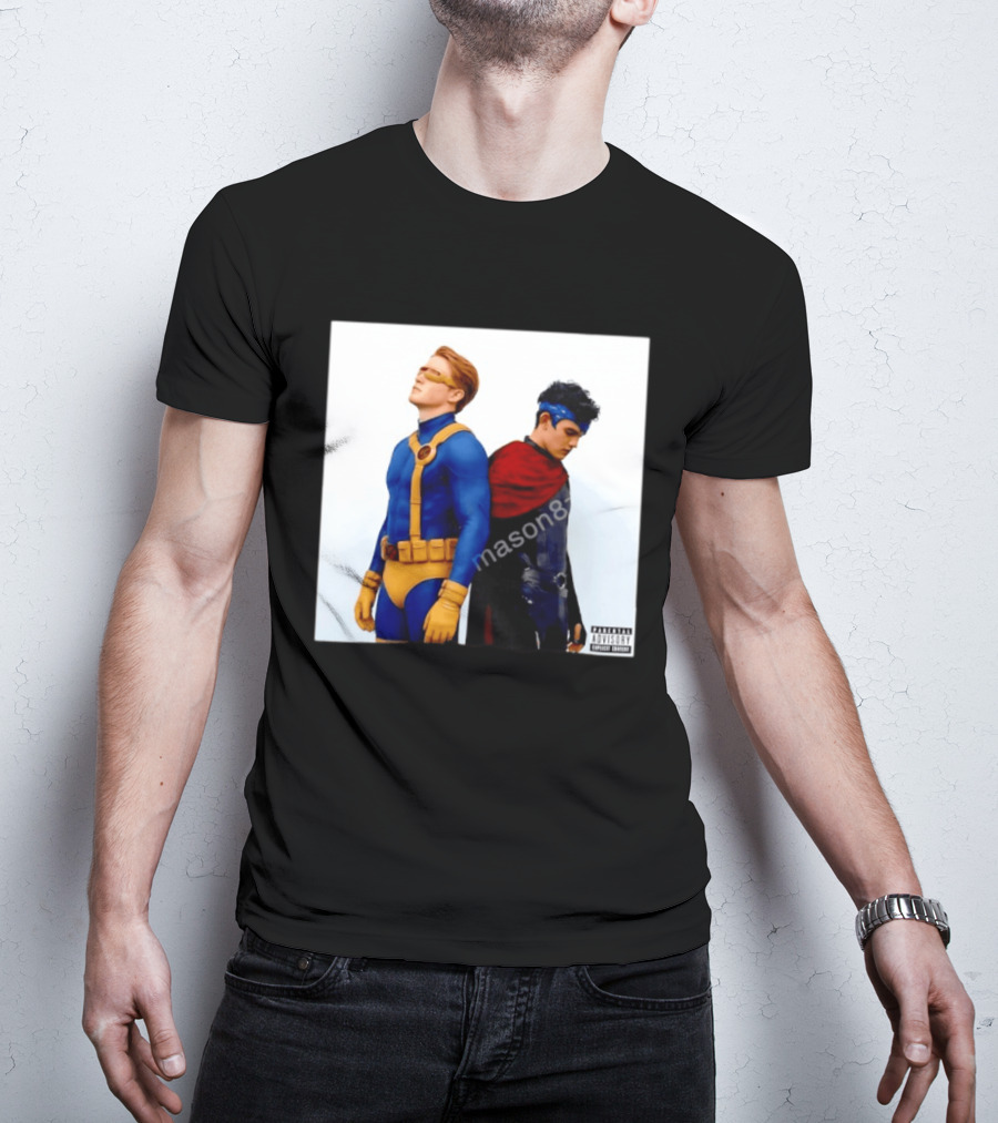 Cyclops And Wiccan Heartstopper X Men Comic Collaboration T-Shirt