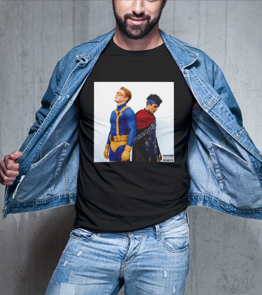Cyclops And Wiccan Heartstopper X Men Comic Collaboration T-Shirt