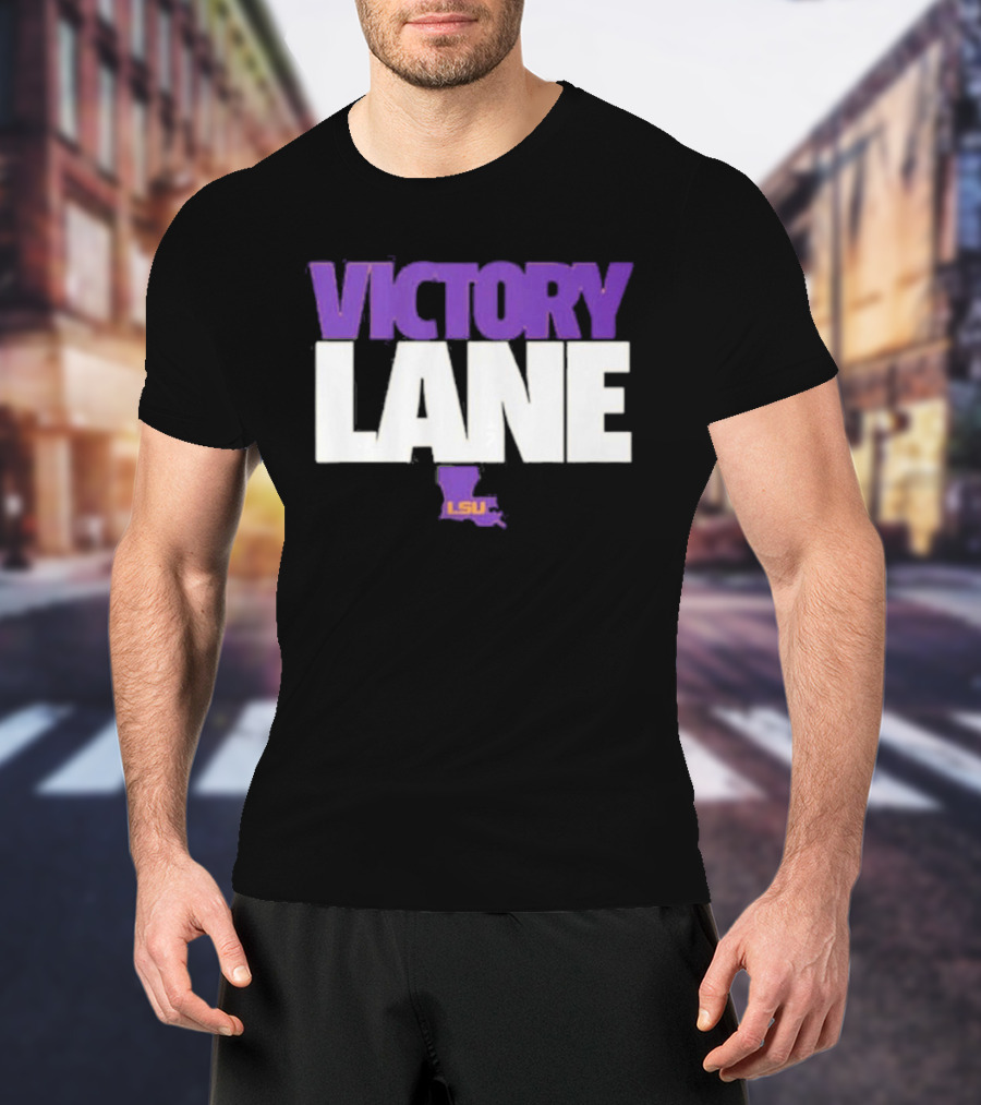 Lane Kiffin Victory Lane LSU NCAA Football Tigers T-Shirt