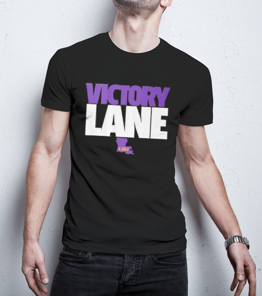 Lane Kiffin Victory Lane LSU NCAA Football Tigers T-Shirt