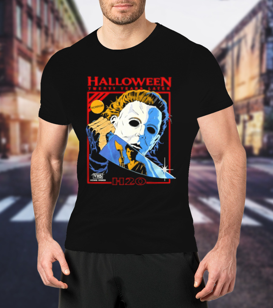 Halloween Twenty Years Later H20 Michael Myers Laurie Strode T-Shirt