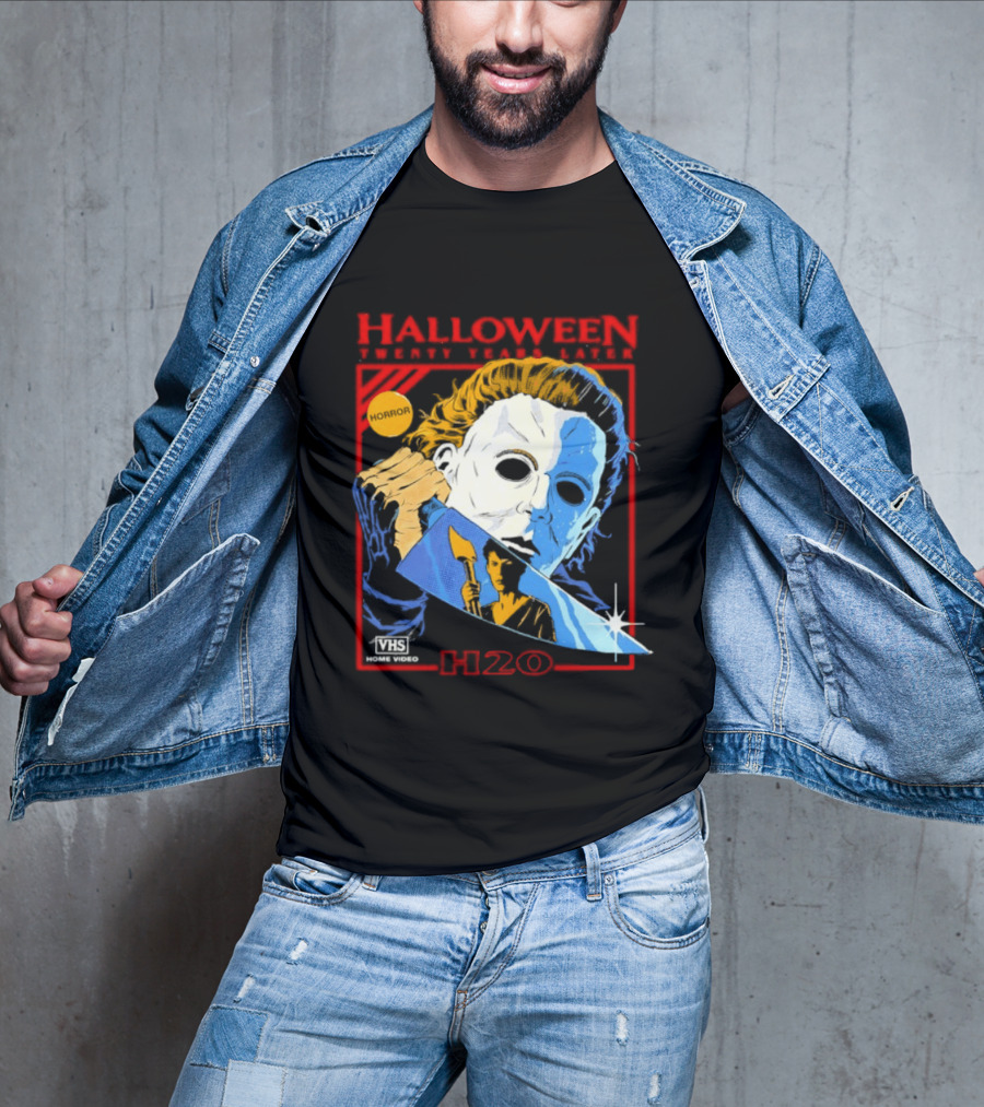 Halloween Twenty Years Later H20 Michael Myers Laurie Strode T-Shirt
