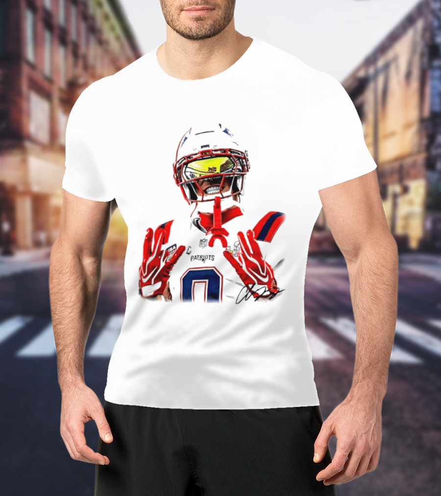 New England Patriots Christian Gonzalez Gonzo Player Number 6 T-Shirt