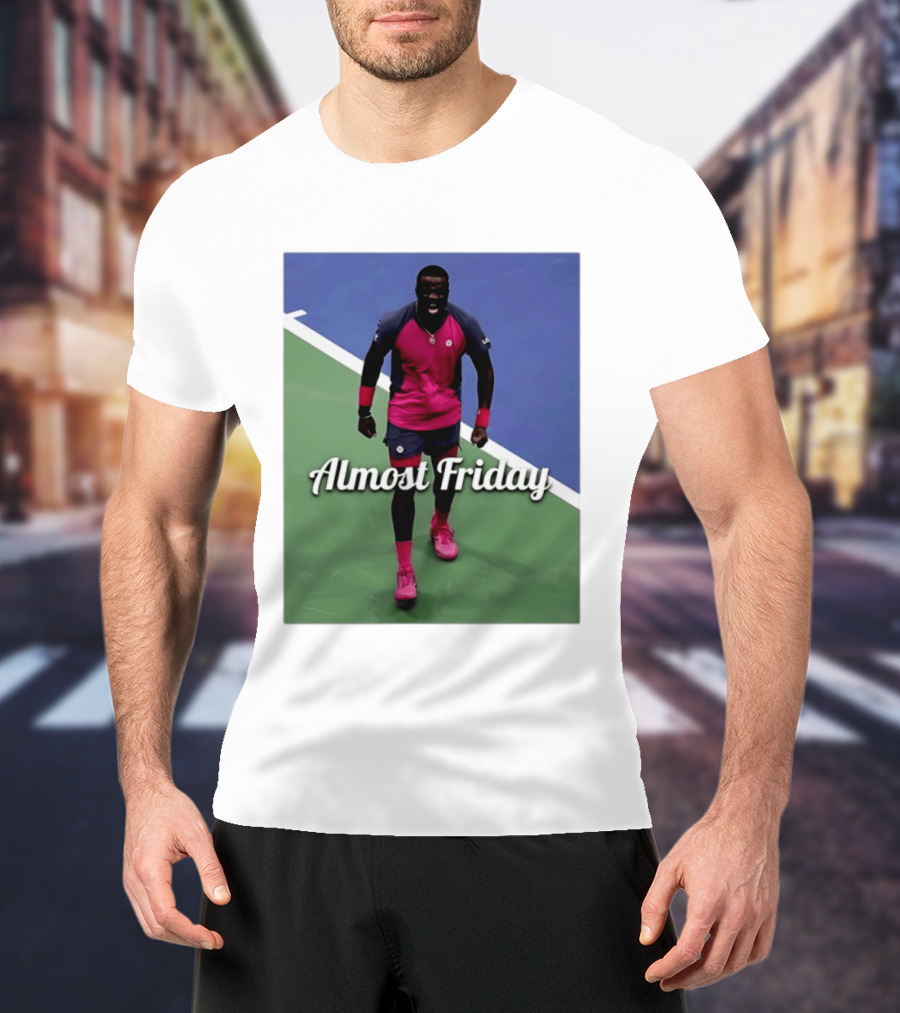 Frances Tiafoe Big FOE Almost Friday Tennis T-Shirt