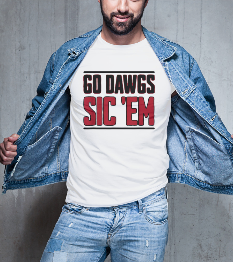 Georgia Bulldogs Go Dawgs Sic Em T-Shirt