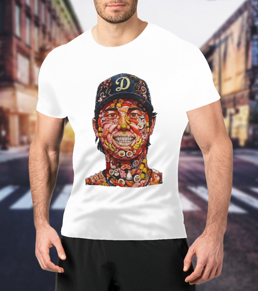 Dodgers Shohei Ohtani ZooCorp Foods Snacks T-Shirt