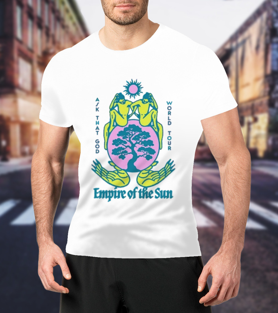 Empire Of The Sun Ask That God Hand World Tour Tree T-Shirt