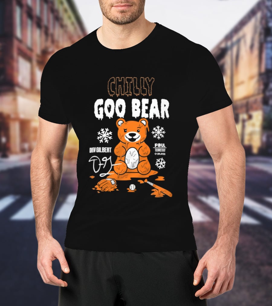 Drew Gilbert Goo Bear Chilly San Francisco Giants T-Shirt