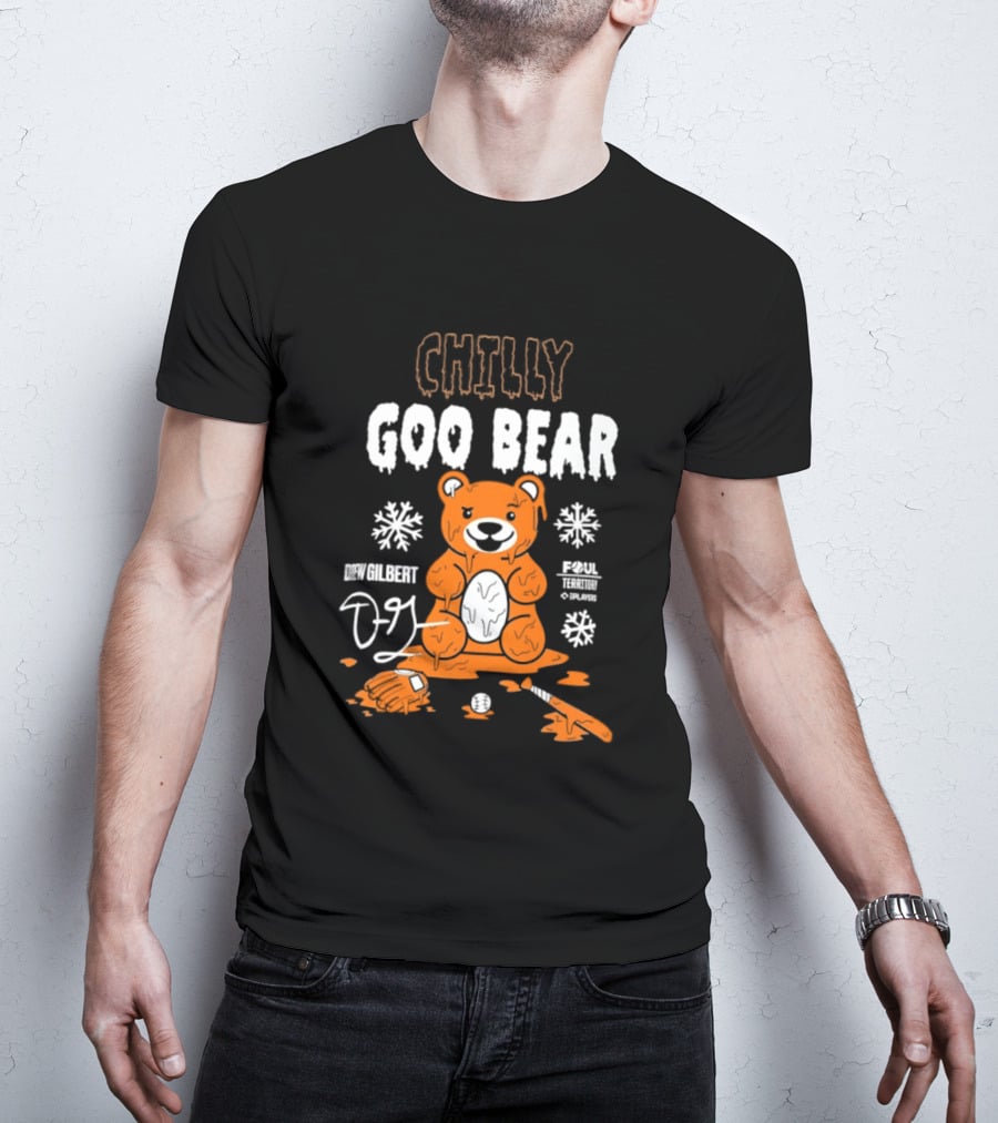 Drew Gilbert Goo Bear Chilly San Francisco Giants T-Shirt