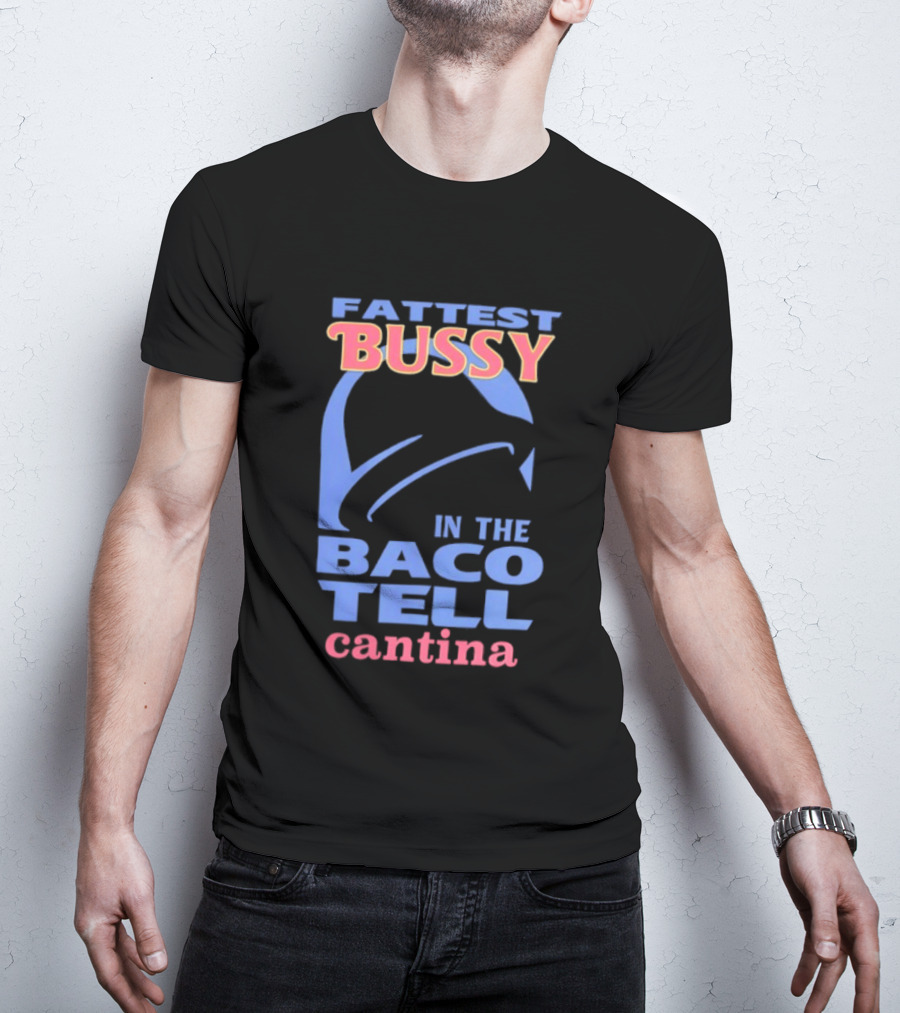 Fattest Bussy In The Baco Tell Cantina Star Helmet T-Shirt