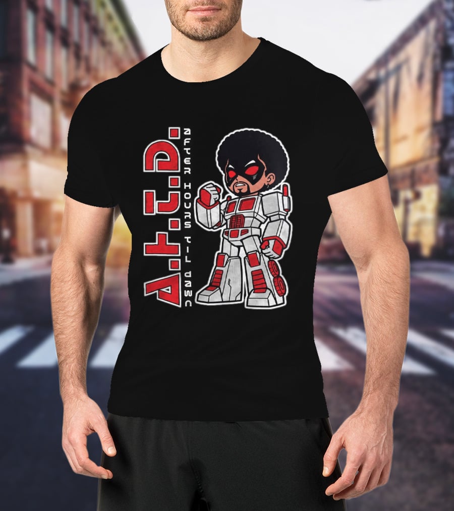 The Weeknd A.F.T.D. After Hours Til Dawn 2026 Asia Tour Tokyo Japan Gundam Pop Up T-Shirt