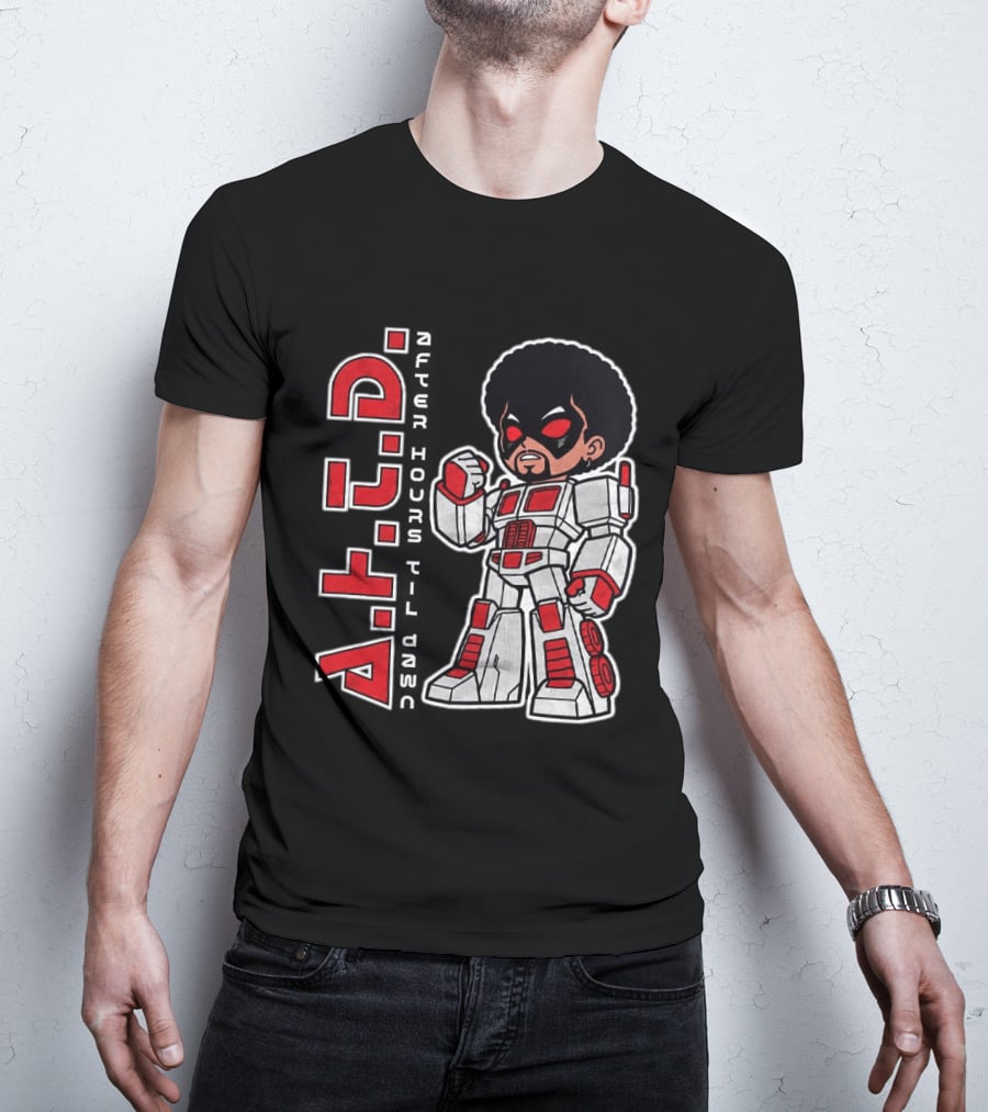 The Weeknd A.F.T.D. After Hours Til Dawn 2026 Asia Tour Tokyo Japan Gundam Pop Up T-Shirt