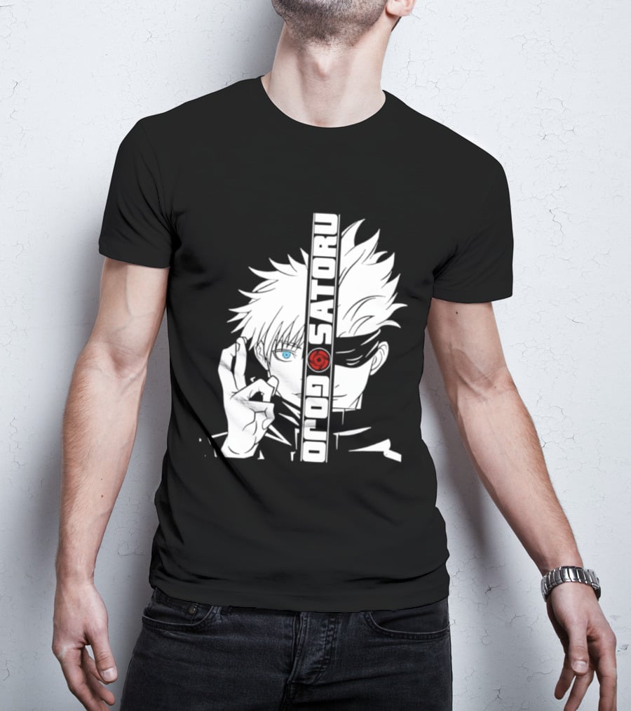 Satoru Gojo Mirror Six Eyes Limitless Jujutsu Kaisen Anime Fan T-Shirt