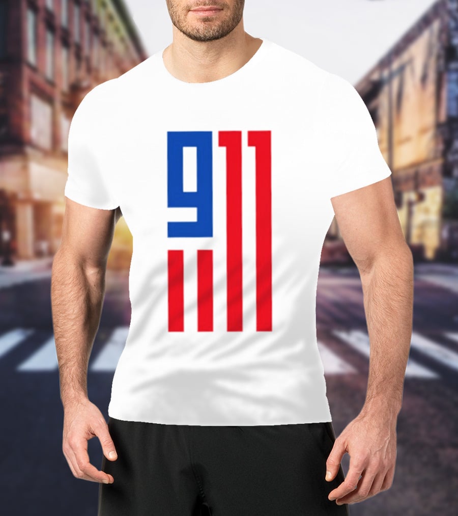 9/11 American Flag USA Patriotic September 11 T-Shirt