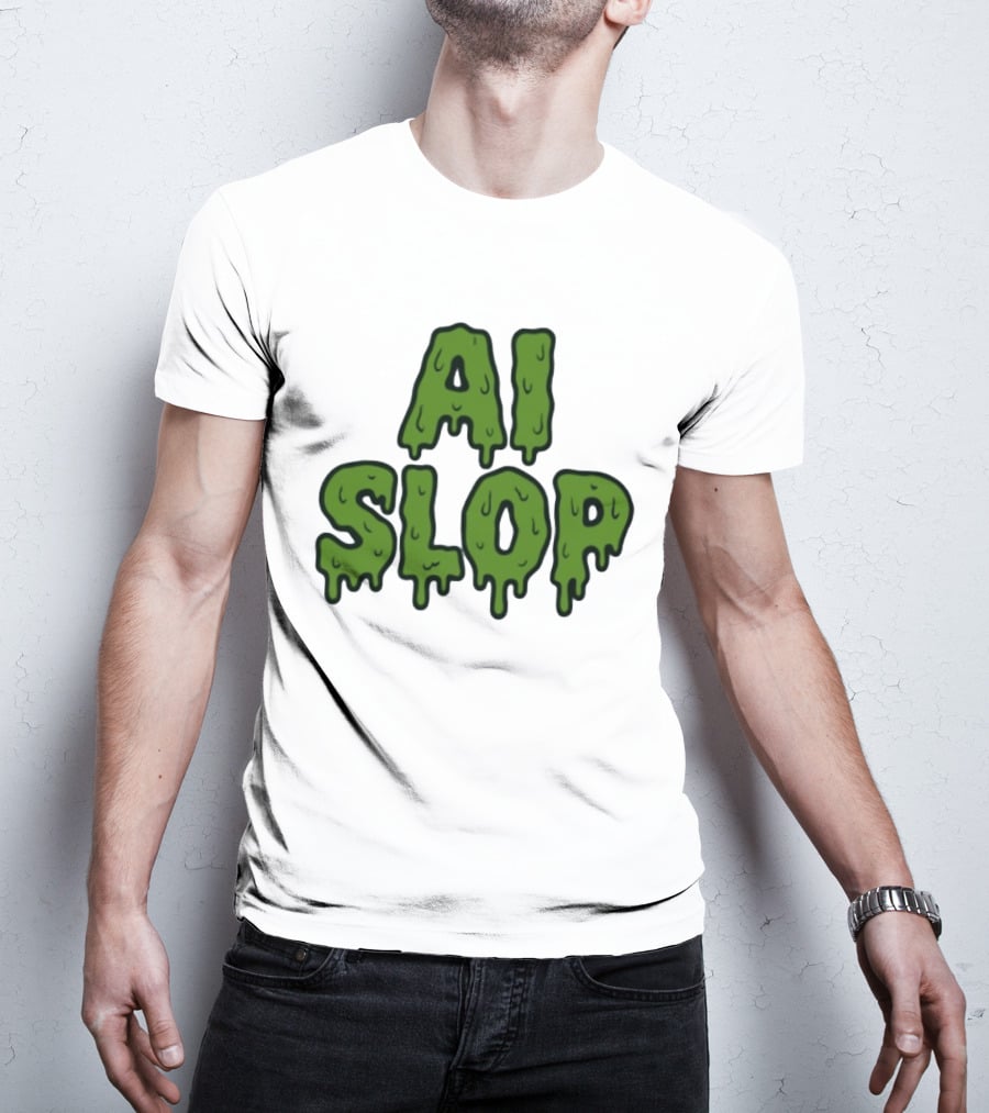 AI Slop Dripping Goo T-Shirt