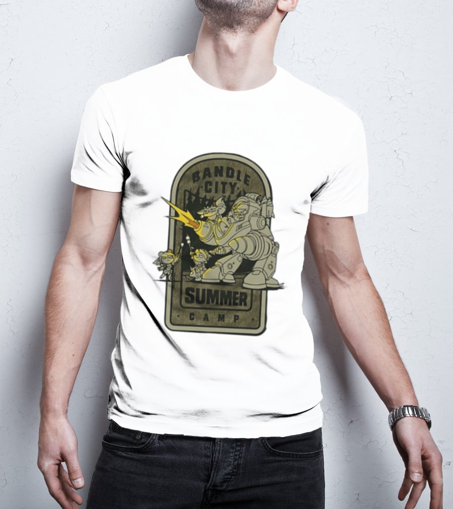 Bandle City Summer Camp League Of Legends Character Battle Scene T-Shirt