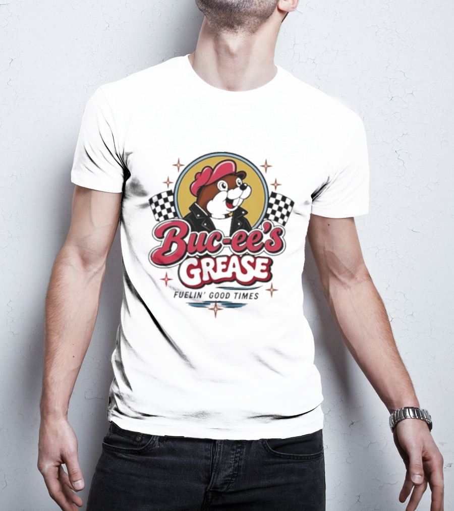 Buc Ee's Grease Fuelin' Good Times Racing T-Shirt