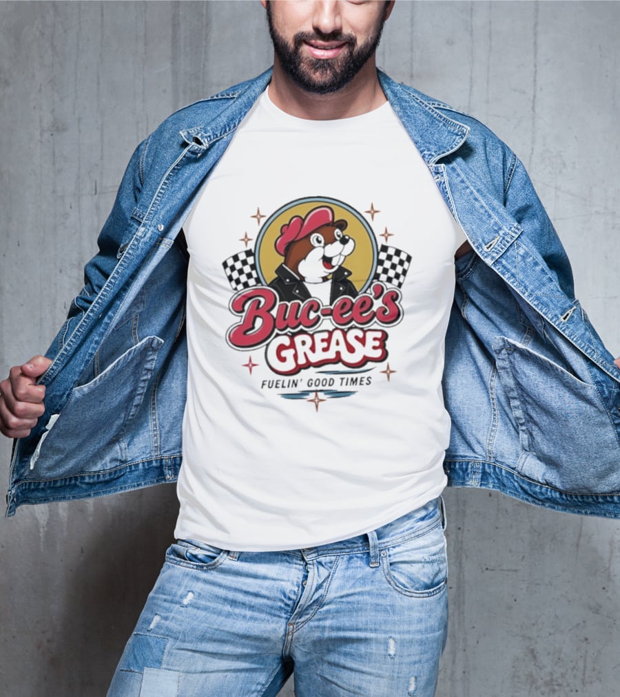 Buc Ee's Grease Fuelin' Good Times Racing T-Shirt