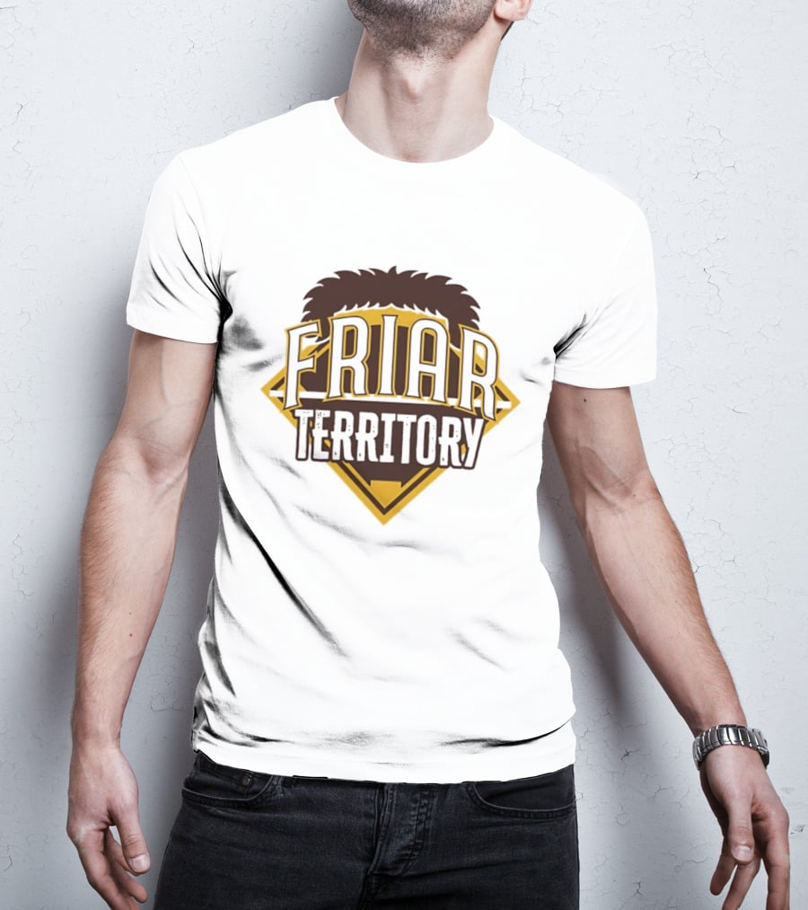 San Diego Padres Friar Territory Baseball Team T-Shirt
