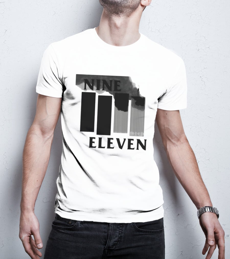 Nine Eleven Meep 9 11 Meme Dark Humor Towers Smoke T-Shirt