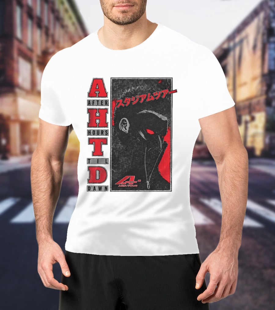 The Weeknd After Hours Til Dawn 2026 Asia Tour Tokyo Japan Pop Up Anime A Asia Tour T-Shirt