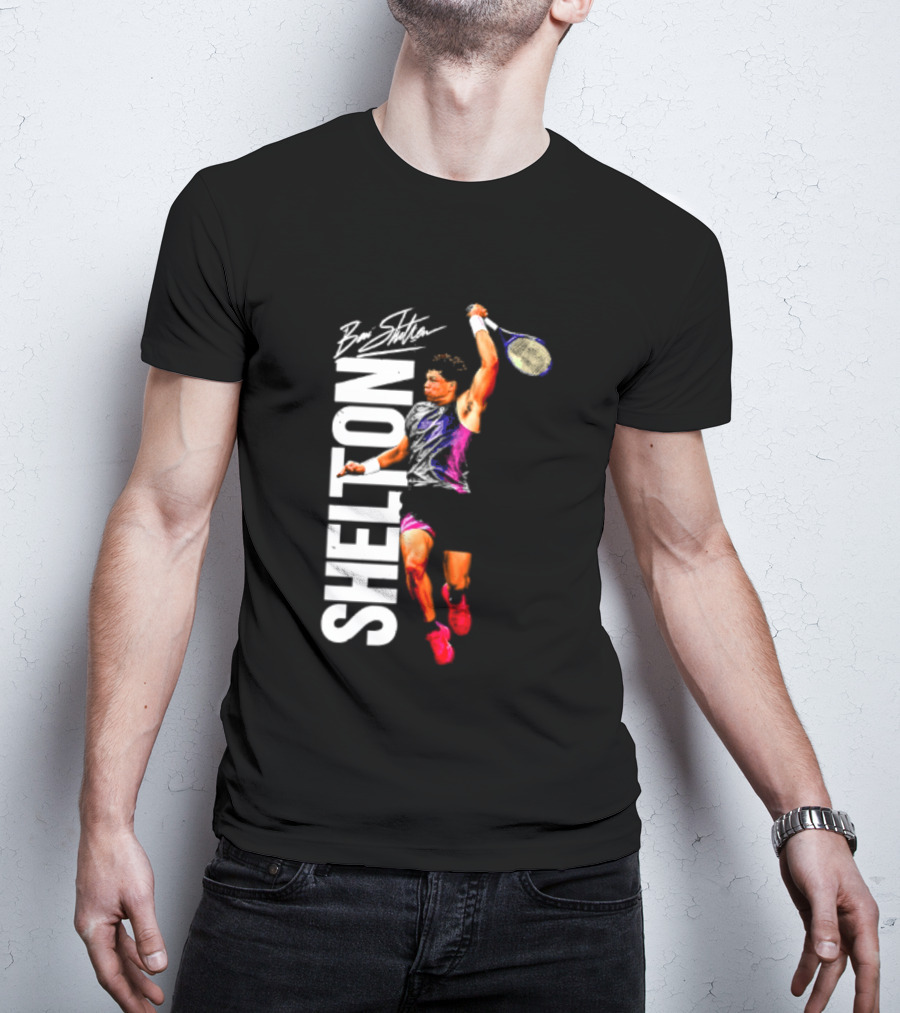 Ben Shelton Tennis Player Signature Art 2026 T-Shirt