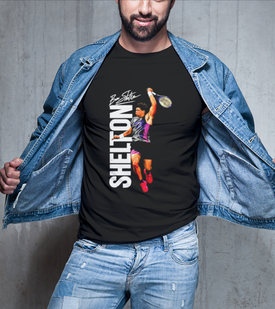 Ben Shelton Tennis Player Signature Art 2026 T-Shirt