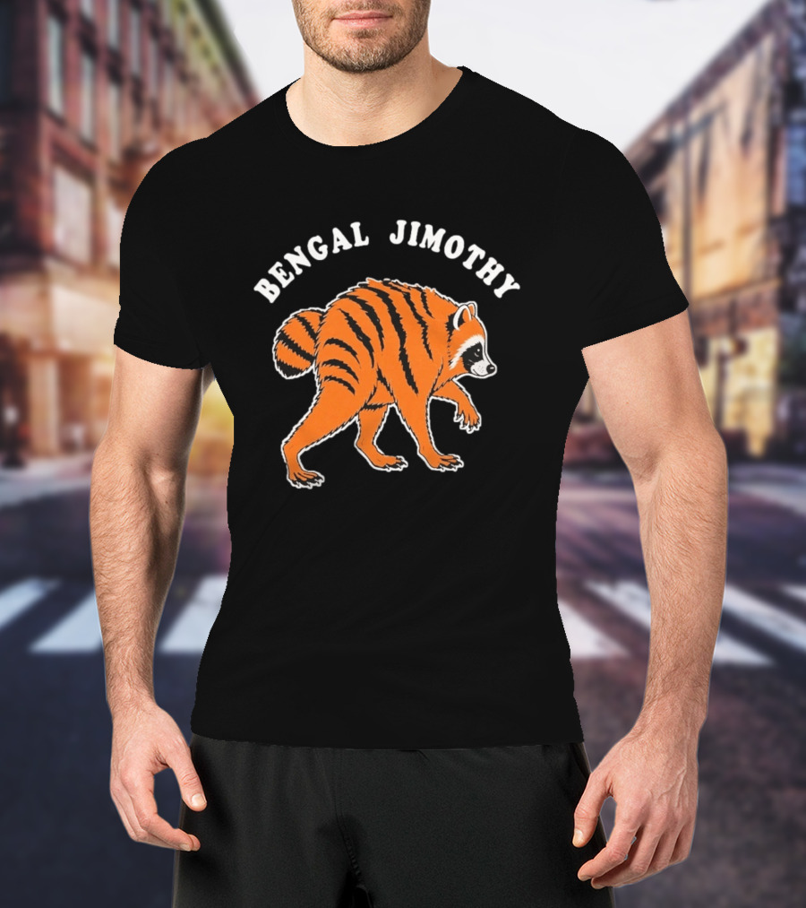Bengal Jimothy Tiger Raccoon Creature T-Shirt