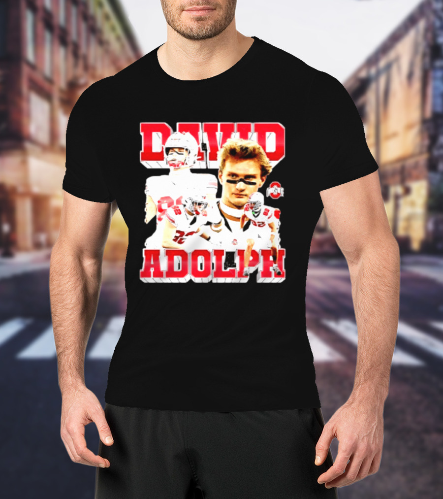 David Adolph 82 Ohio State Buckeyes NCAA Player Highlights T-Shirt