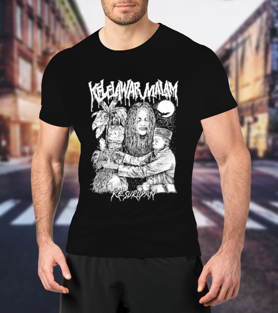 Kelelawar Malam Kesurupan Indonesian Metal Band T-Shirt