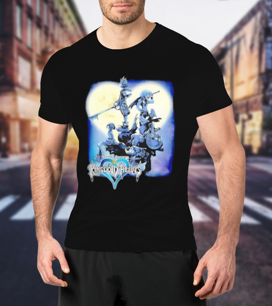 Kingdom Hearts Legends SquareSoft Sora Keyblade Moonlight T-Shirt