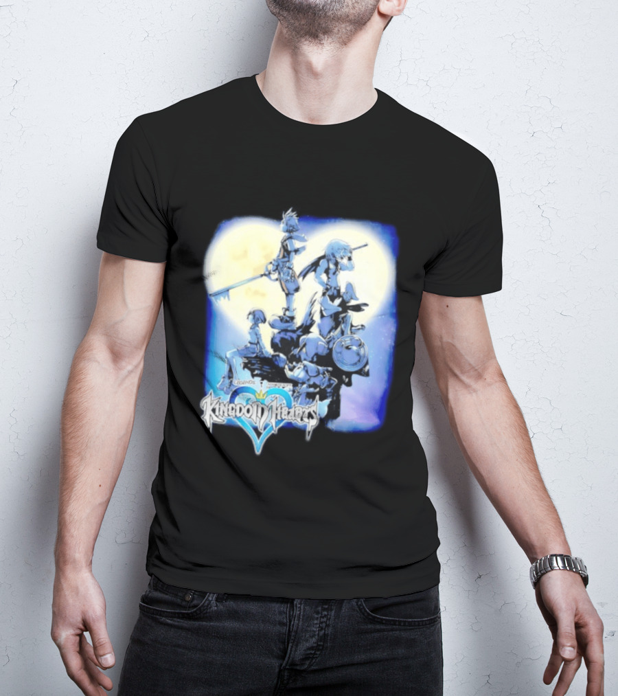 Kingdom Hearts Legends SquareSoft Sora Keyblade Moonlight T-Shirt