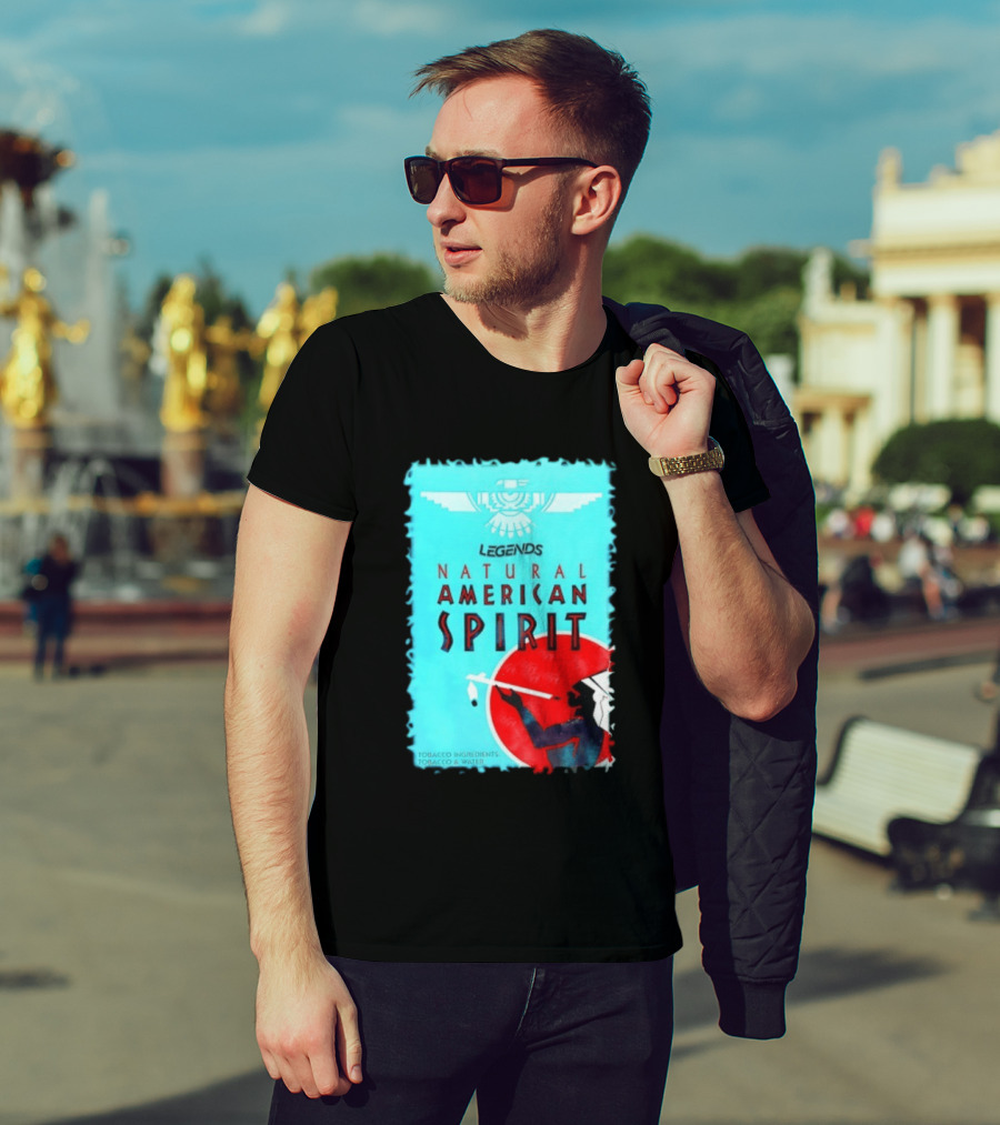 Legends Natural American Spirit Tobacco And Water Ingredients T-Shirt
