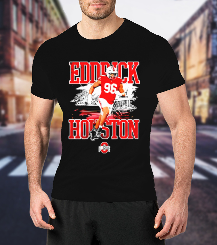 Eddrick Houston 96 Ohio State Buckeyes NCAA Football Player T-Shirt