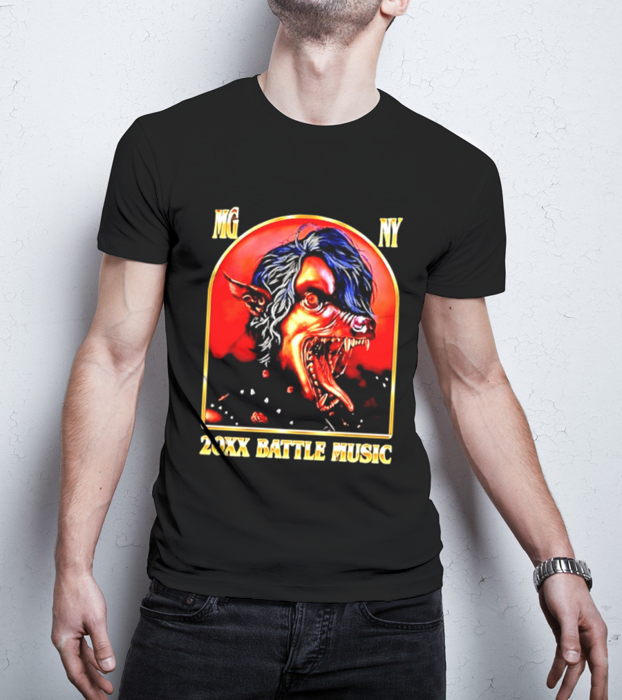 MG NY 20XX Battle Music Machine Gun Kelly Werewolf T-Shirt