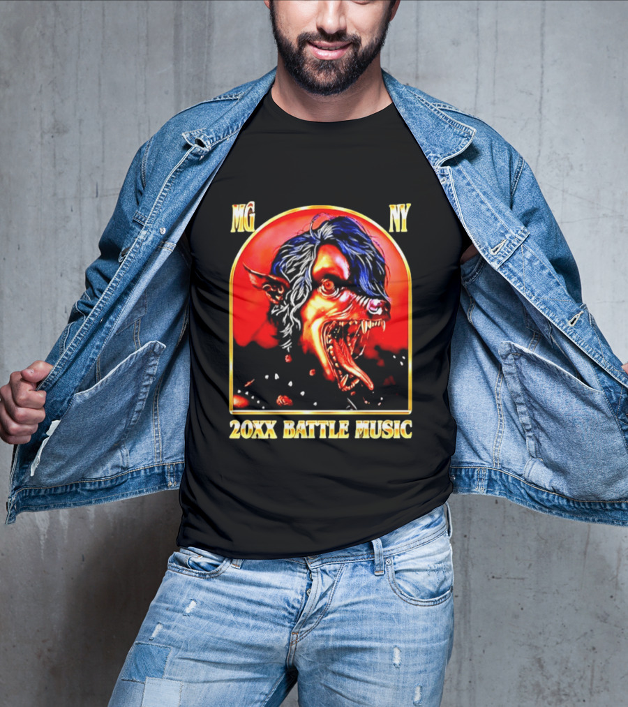 MG NY 20XX Battle Music Machine Gun Kelly Werewolf T-Shirt