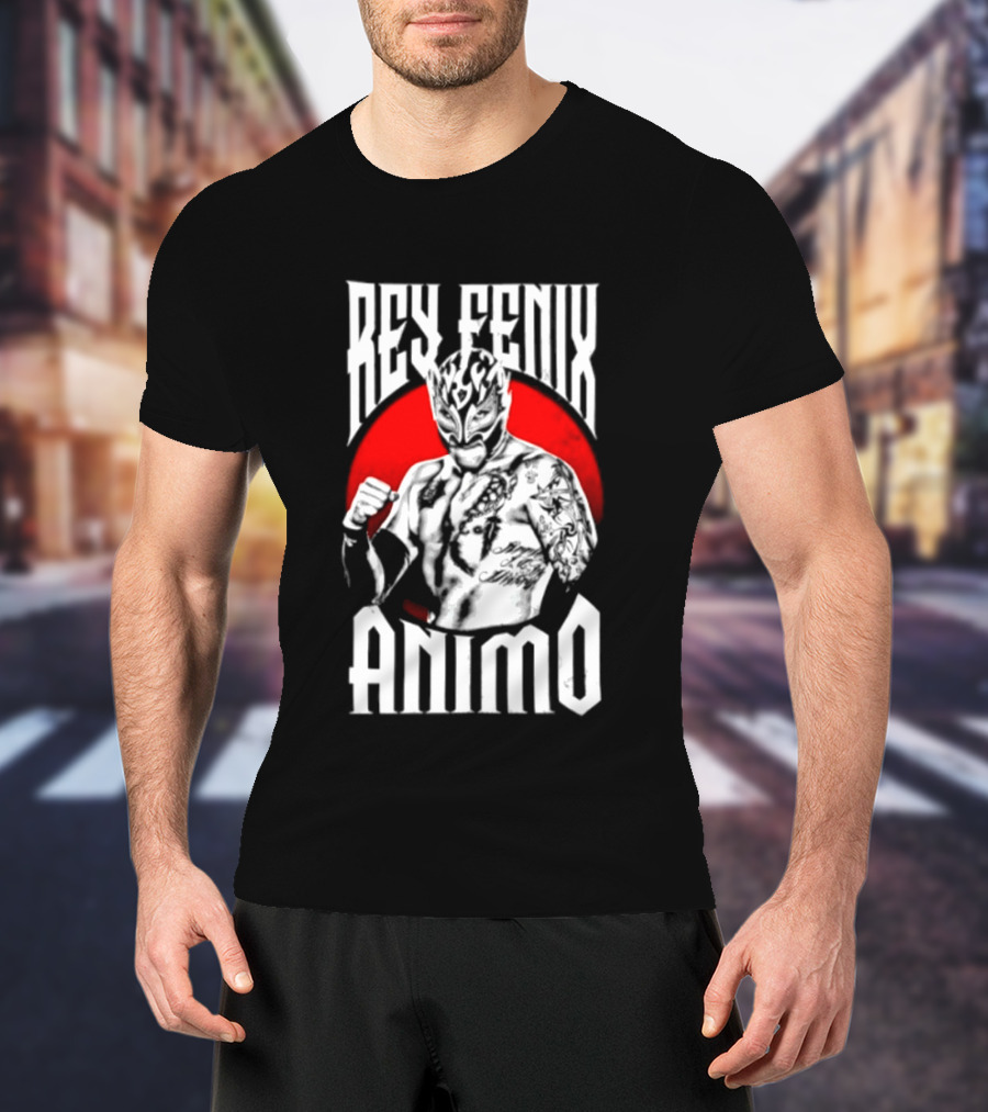 Rey Fenix Animo Lucha Libre AEW Wrestling Masked Fighter T-Shirt