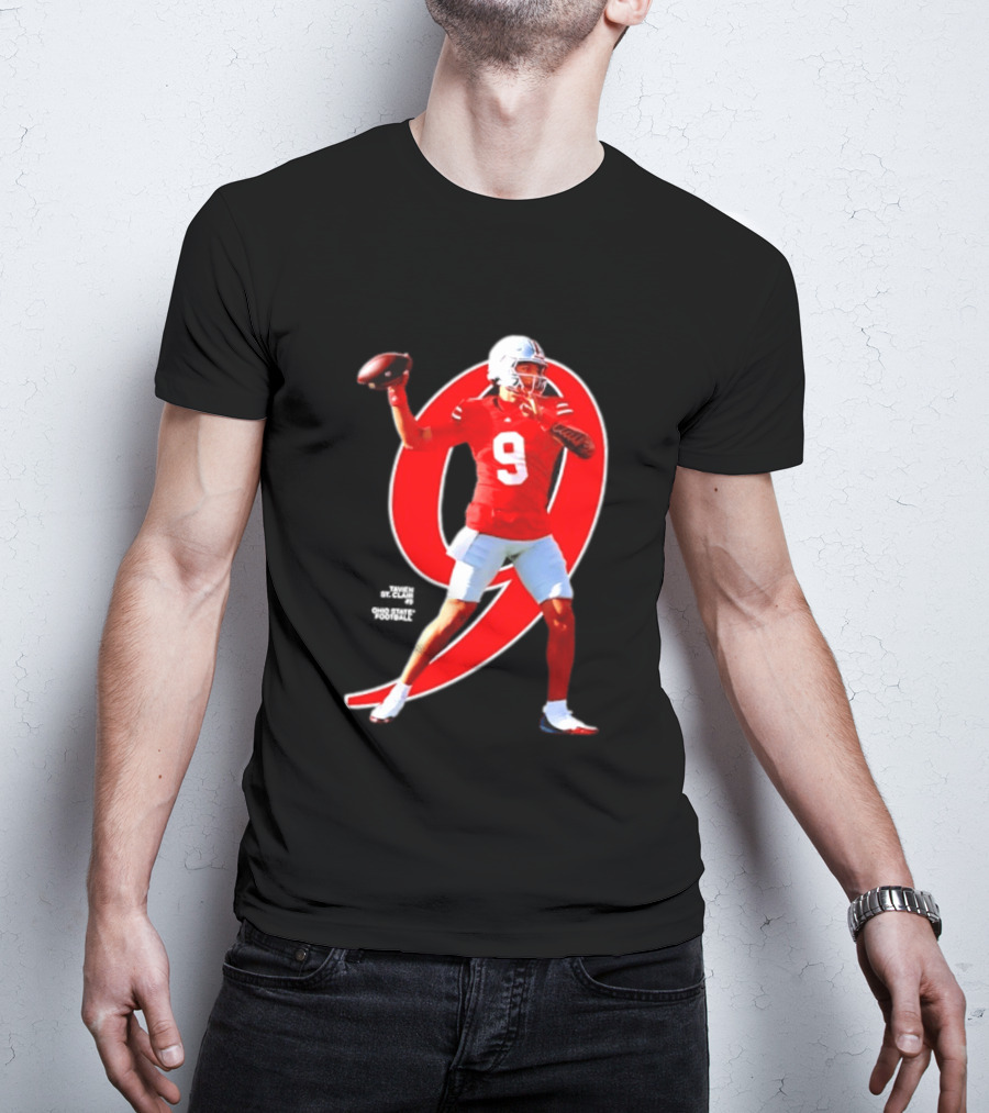 Ohio State Buckeyes Tavien St. Clair 9 NCAA Football Breakthrough Player T-Shirt