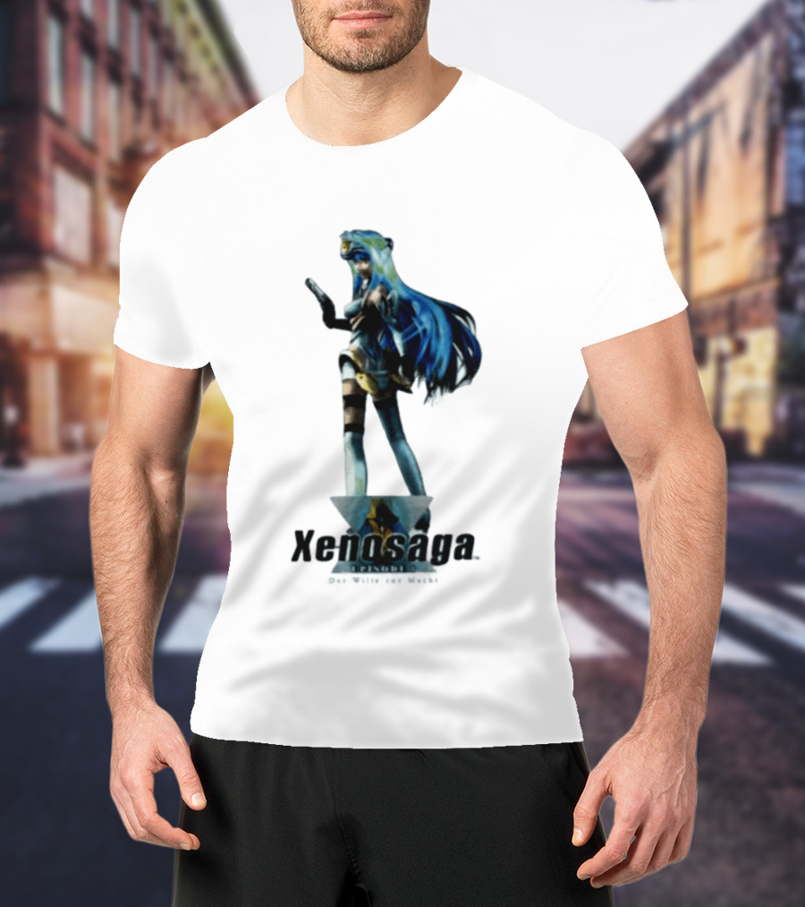 Xenosaga Episode I Der Wille Zur Macht Anime Character Figure T-Shirt