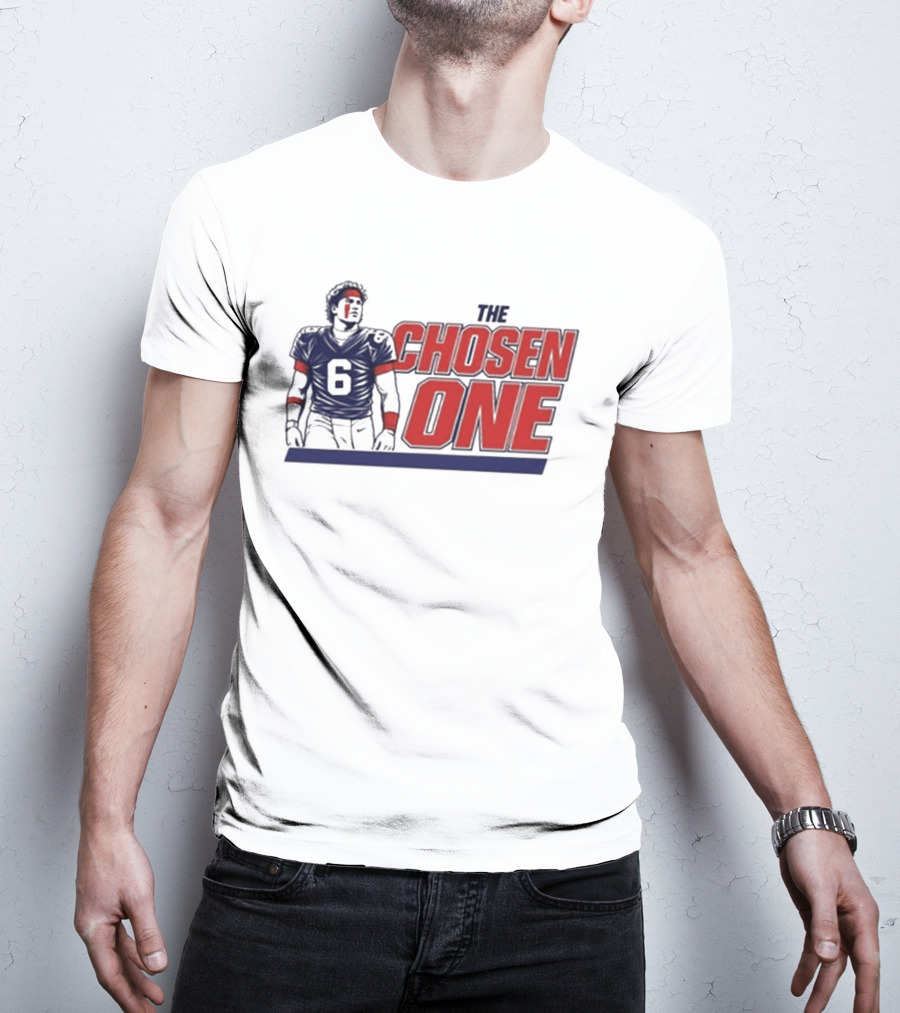 Chosen One Football Jersey Number 6 Athlete T-Shirt