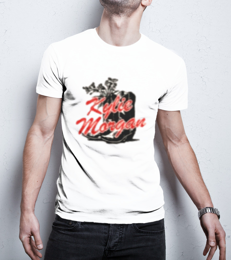 Kylie Morgan 1 800 Dump Him Boots Roses T-Shirt