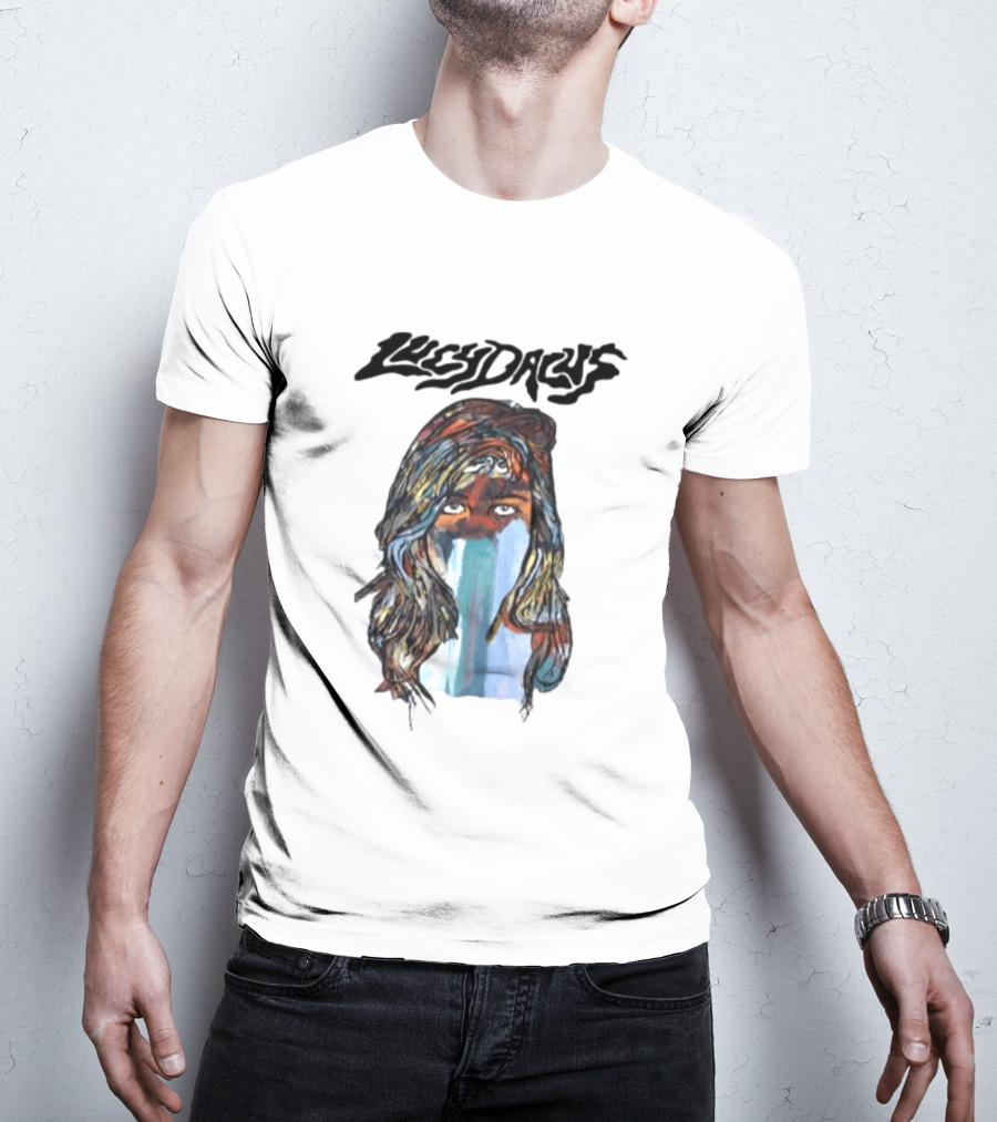 Lucy Dacus Melting Face 34 Length T-Shirt