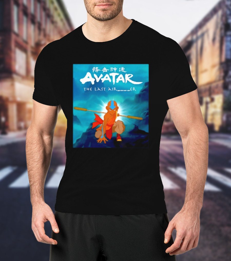 Avatar The Last Airbender Aang Nickelodeon Japanese T-Shirt
